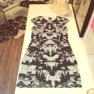 McQ Alexander McQueen print bodycon dress small